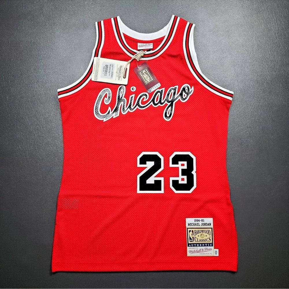 NWT Mitchell & Ness Michael Jordan Chicago Bulls Rookie Jersey